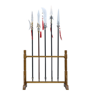 楠竹兵器架春秋大刀关公刀方天画戟红缨枪霸王枪五虎上将未开刃