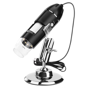 鹿仙子电子显微镜1600倍便携式工业高清数码放大镜手机维修测量用