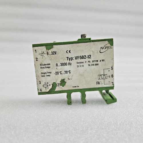NORIS VF502-I2 FREQUENCY TRANSDUCER B67139 # 001 FAST SHIP B