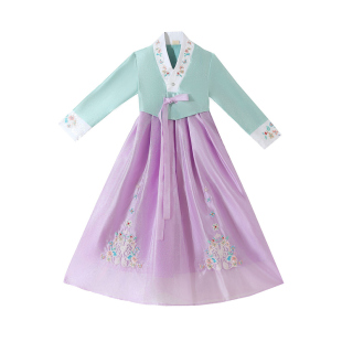 女宝宝韩服韩国古风女童服饰延边朝鲜族舞蹈新款摄影儿童古装旅拍