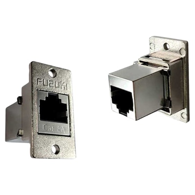 网络直通头富崎网线对接头母座