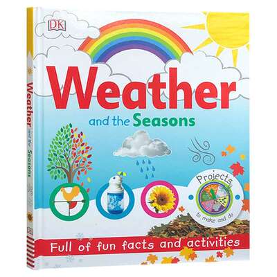 天气与季节 英文原版 Weather and the Seasons DK自然科普百科 智游戏活动书 精装 英文版进口原版英语书籍