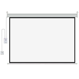 投影仪幕布电动遥控升降50寸60寸84寸92寸100寸110寸120寸150寸家庭影院支持4K办公抗光光子可定制小尺寸110V