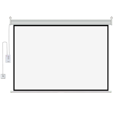 电动遥控升降幕布可定制110V美规