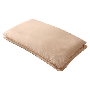 素道有机彩棉纯棉成人枕头 荞麦枕芯 纯色枕头 纱布枕巾