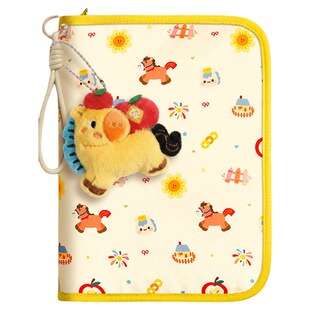 产检收纳册收纳袋带拉链检查资料记录册活页便携a4大容量试卷文件夹医院报告单孕妇初期必备用品a5孕妈产检包