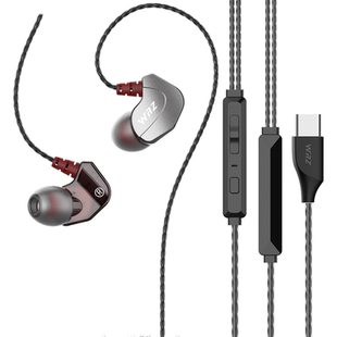 WRZ X6游戏电竞有线耳机挂入耳式带麦高音质全民k歌运动手机电脑