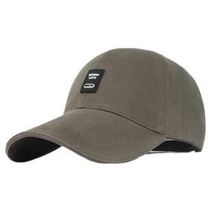 帽子男士棒球帽春秋户外运动帽冬天长檐太阳帽韩版时尚鸭舌帽夏季