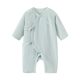 babylove新生儿连体衣春夏莫代尔和尚服初生儿宝宝哈衣婴儿衣服