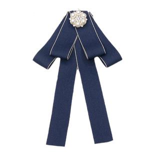 领花女职业头花套装银行酒店邮政工装领结制服衬衣系带蝴蝶结领饰