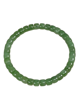 琳琯瑛和田碧玉直切手串