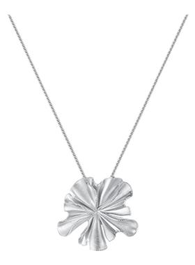 LILIFAN莉莉梵褶皱花朵长项链