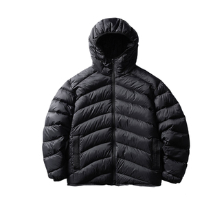 Dashufulcrum基础款90白鸭绒高充绒量排骨羽绒服男女冬季保暖外套