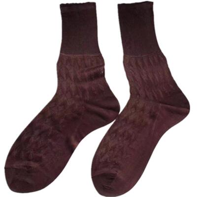 锦纶丝袜牡丹牌松口袜透气男夏季