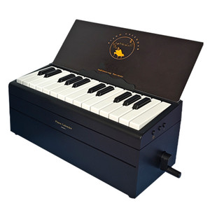 灯光蓝牙25键手摇俊杰霉霉可弹奏音乐的钢琴台历送男女生日礼物