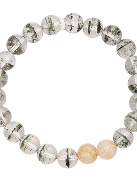 Aphaura绿幽灵金发晶手链