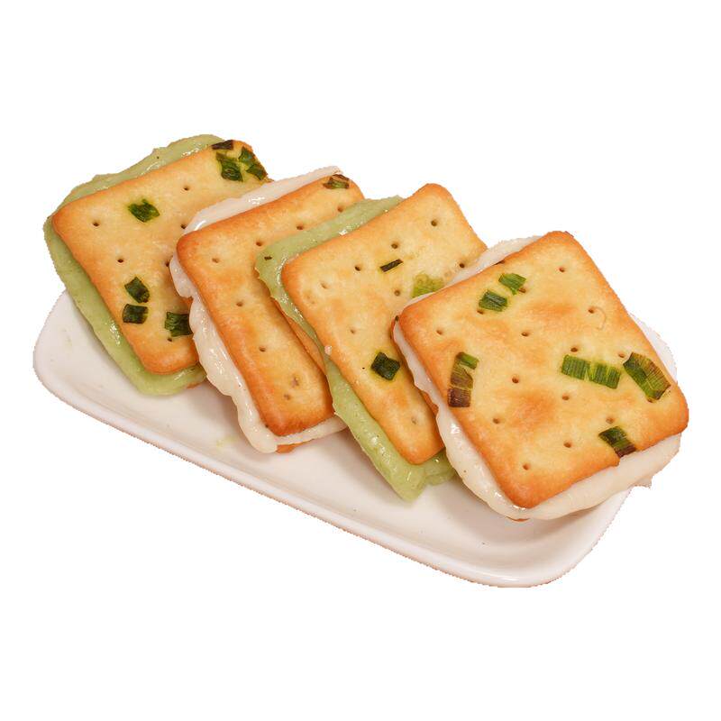 香葱手撕牛轧饼夹心饼干
