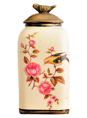 新中式创意手工陶瓷装饰收纳装设