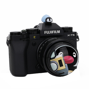 小企鹅相机镜头盖热靴适用佳能R50小痰盂索尼ZVE富士XT-50尼康Z30