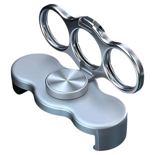 双环三指背夹手机支架可折叠旋转魔环手机指环懒人支架桌面卡扣式