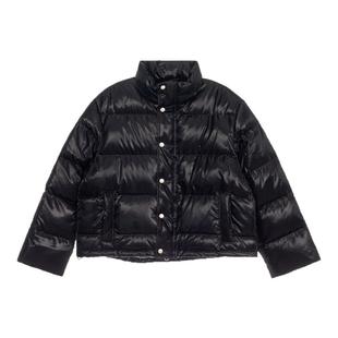 SHORT SENTENCE/短句 女士冬季黑色立领短款羽绒服外套银泰301574