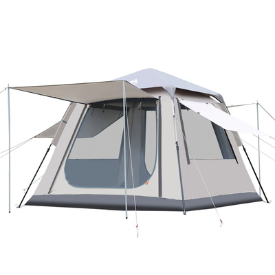 公狼户外露营防晒防雨自动大帐篷