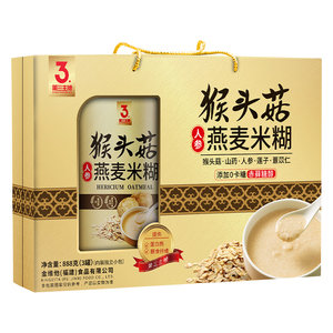 第三主粮猴头菇人参燕麦米糊