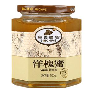 神农蜂语槐花蜂蜜湖北洋槐蜜瓶装
