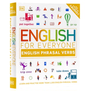 DK人人学英语 动词短语 English for Everyone English Phrasal Verbs 学生自学指南 英语学习工具书图解参考书 带答案音频软精装