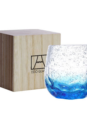 出口日本海洋星空杯纯手工杯津轻石冢硝子清酒啤酒杯水杯礼品特价
