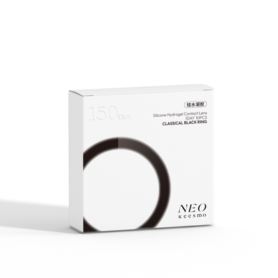 NEO经典小黑环硅水凝胶彩色隐形眼镜日抛10片装
