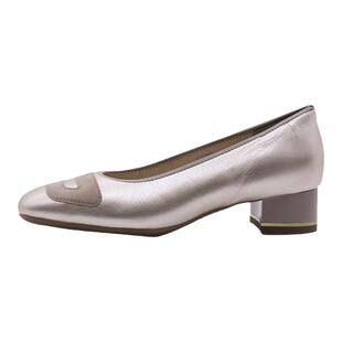 德国Ara鹦鹉女鞋春夏新品真皮舒适软底粗跟圆头宽楦中跟单鞋11800