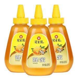 中华老字号冠生园蜂蜜便携瓶428g洋槐椴树枣花紫云英蜜源蜂蜜烘焙