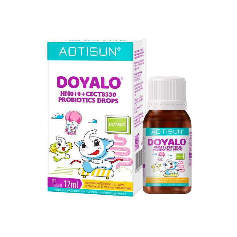 AOTISUN小铁象CECT8330益生菌滴剂新西兰进口正品12ml儿童益生菌