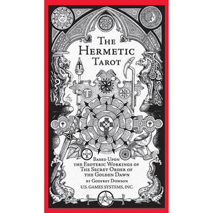 进口正版 秘密符号塔罗牌 The Hermetic Tarot 桌游卡牌