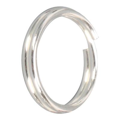 diy双层项链纯银弹簧开口圈