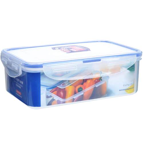 乐扣乐扣保鲜盒塑料微波炉加热食品冰箱家用密封分格水果收纳饭盒
