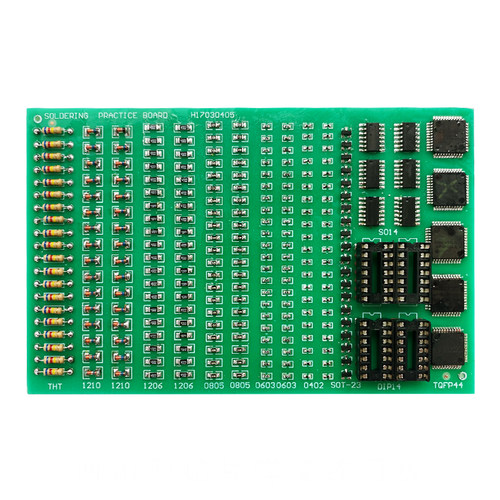 插件贴片元件两用型焊接练习板 FR4玻纤材质PCB焊接练习板YH-359