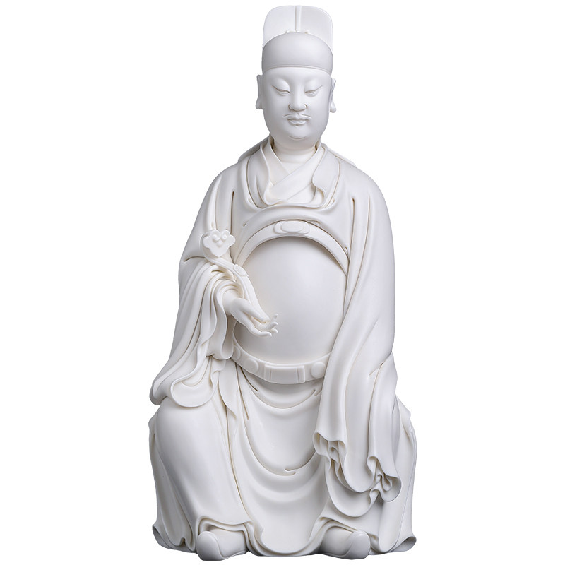 陶瓷如意文昌帝君神像摆件大师瓷