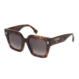 【自营】FENDI芬迪墨镜女FE40101F时尚简约方形板材大框太阳镜