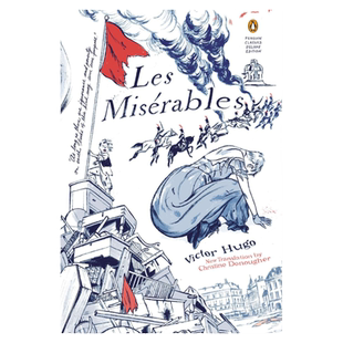 悲惨世界 英文原版 经典豪华毛边版 Les Misérables 雨果Victor Hugo 世界经典文学名著 企鹅 影视原著 搭三个火枪手 基督山伯爵