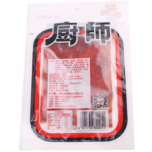猪肉脯18g *10大片肉铺厨师猪肉干福建特产独立小包装肉制品零食