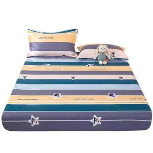 纯棉床笠单件加厚全棉床罩床垫保护套席梦思防尘罩全包床单罩床套