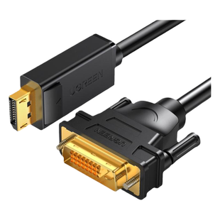 绿联dp转dvi转接头显示器连接线电脑大displayport接口转换显卡线