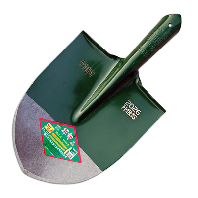 升级军印军绿尖锹加厚锰钢淬火