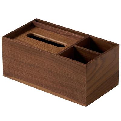 全友家居【黑胡桃木】竖抽纸巾盒