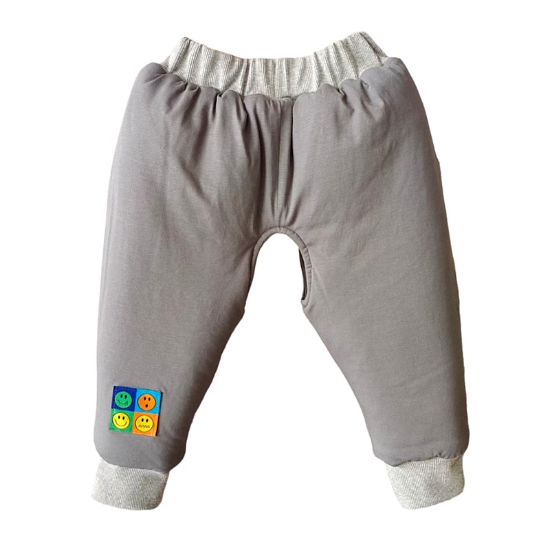 儿童棉裤夹棉加厚男童裤冬天保暖裤外穿长裤1到3岁宝宝幼儿裤开裆