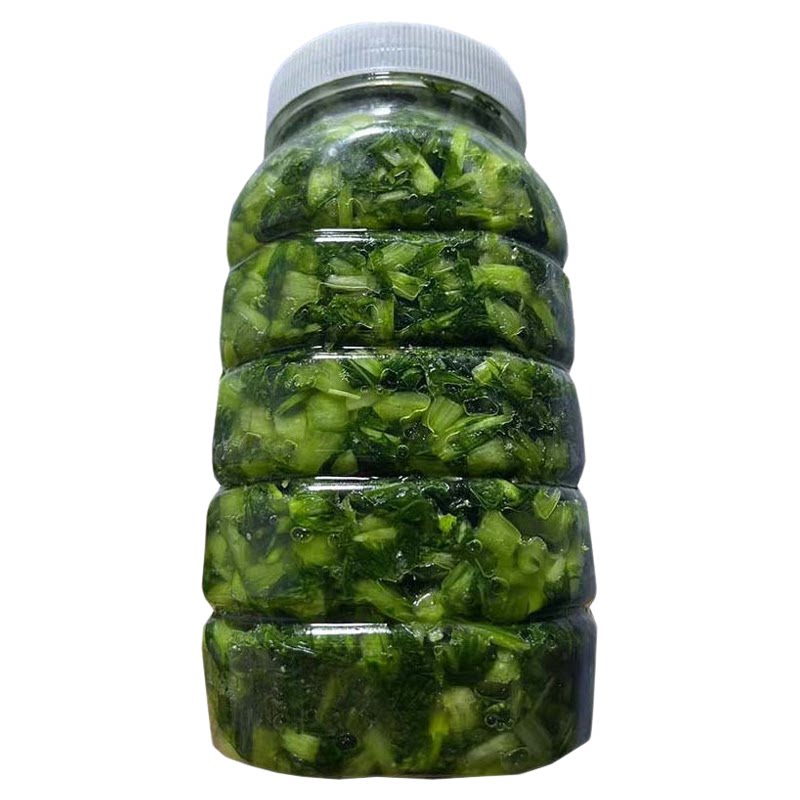 青咸菜家常菜腌制新鲜雪菜农家自制辣菜下饭菜农村腌渍嫩辣菜芥菜
