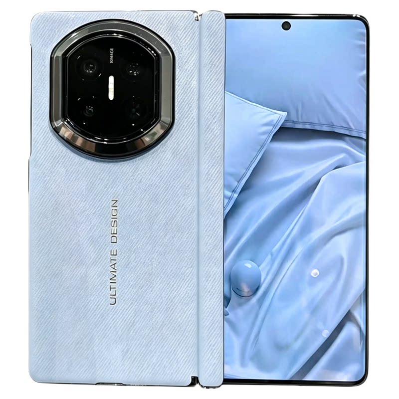 适用华为matex7手机壳纯色牛仔纹