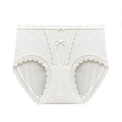 高腰收腹内裤女纯棉底裆无痕包臀